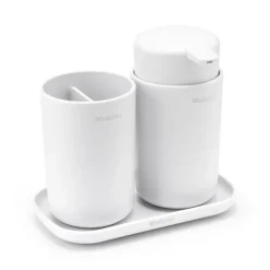 Pompes À Savon & Porte Savons<Brabantia Ensemble d'accessoires pour la salle de bain ReNew de 3 pièces, Blanc