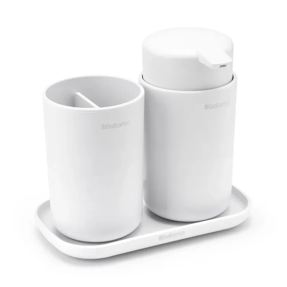 Pompes À Savon & Porte Savons<Brabantia Ensemble d'accessoires pour la salle de bain ReNew de 3 pièces, Blanc