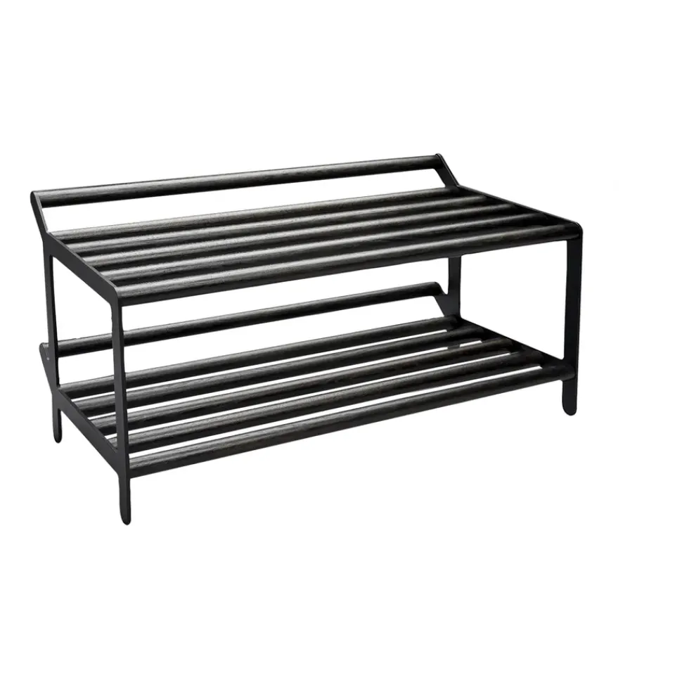 Rangements À Chaussures<Essem Design Etagère à chaussures Tamburin 60 cm, Chêne peint noir-noir