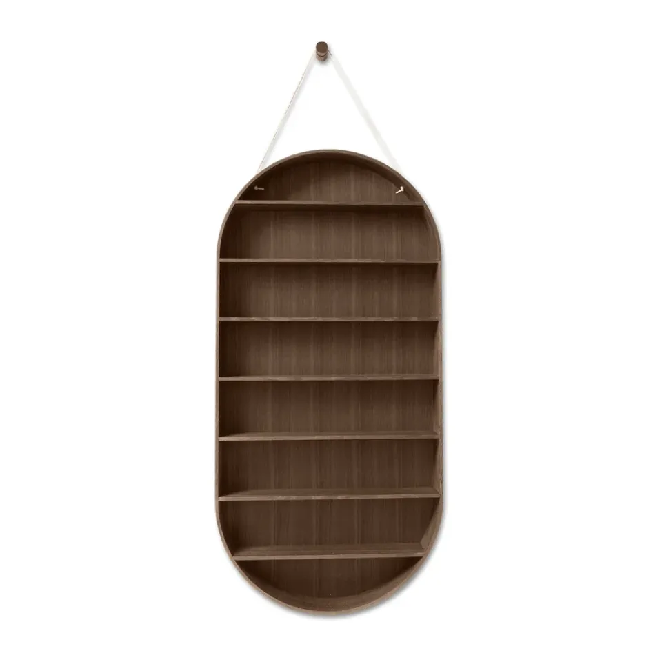 Étagères & Systèmes De Rayonnage<Ferm Living Etagère Oval Dorm, Smoked oak