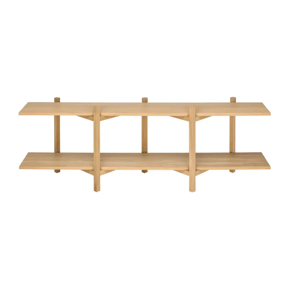 Étagères & Systèmes De Rayonnage<Hem Etagére Zig Zag Media 194x57 cm, Chêne