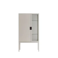 Vitrines & Présentoirs<Asplund Frame Semi Vitrine, dark sand, cuir brown