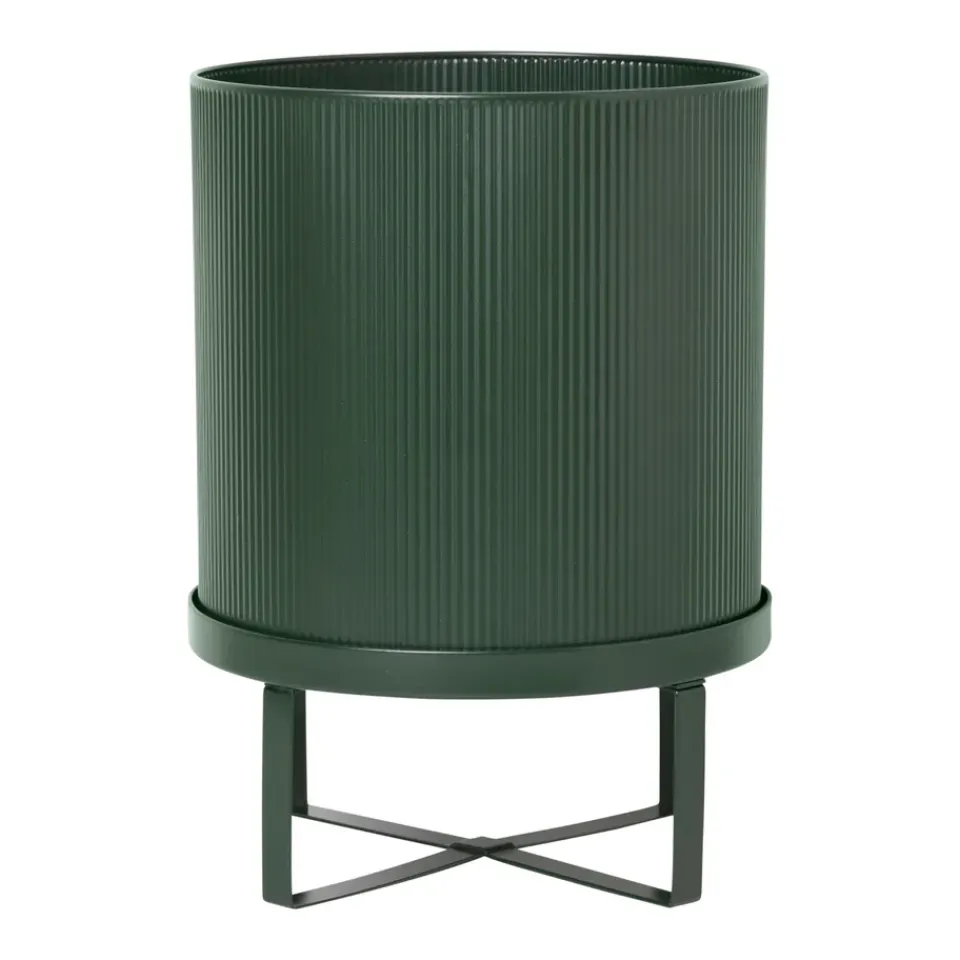 Cache-Pots<Ferm Living Grand pot de fleur Bau Ø28 cm, Vert foncé