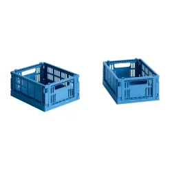 Paniers De Rangement<HAY Colour Crate Mini 13x17 cm, lot de 2, Electric blue
