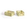 Paniers De Rangement<HAY Colour Crate Mini 13x17 cm, lot de 2, Light yellow