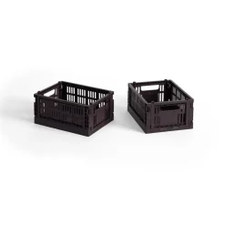 Paniers De Rangement<HAY Colour Crate Mini 13x17 cm, lot de 2, Bordeaux