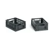 Paniers De Rangement<HAY Colour Crate Mini 13x17 cm, lot de 2, Charcoal