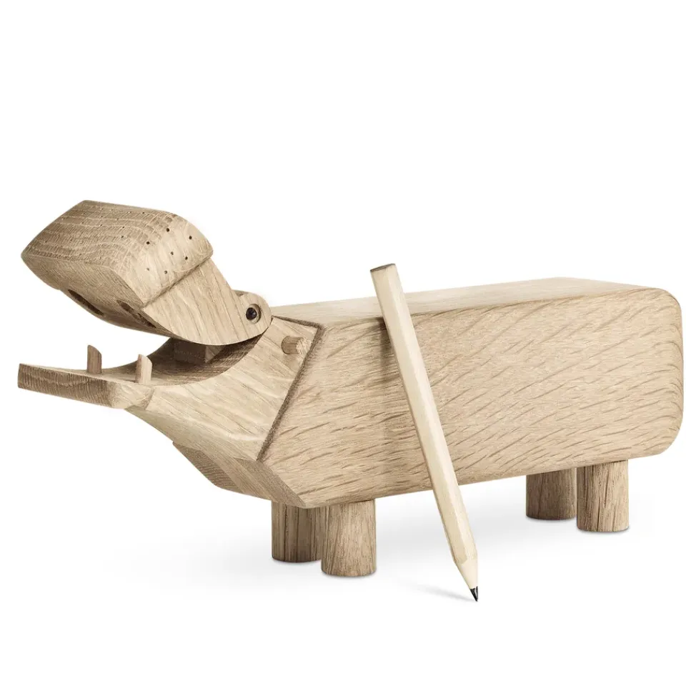 Accessoires Pour Chambre D'Enfants|Accessoires Pour Chambre D'Enfants<Kay Bojesen Denmark Hippopotame Kay Bojesen, chêne