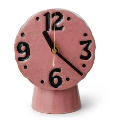 Horloges De Table<HKliving Horloge en céramique rétro 16,2 cm, Pink