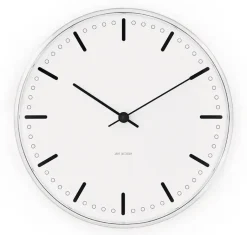 Horloges Murales<Arne Jacobsen Clocks Horloge murale Arne Jacobsen City Hall, Blanc, Ø16 cm