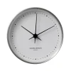 Horloges Murales<Georg Jensen Horloge murale Koppen blanc-acier inoxydable, Ø 10 cm