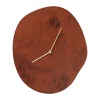 Horloges Murales<Ferm Living Horloge murale Melt 28x33 cm, Dark stained burl