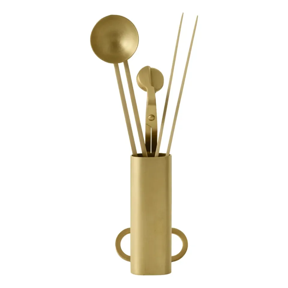 Accessoires Pour Bougies<Audo Copenhagen Kit d’entretien pour bougies Clip 4 pièces, Laiton