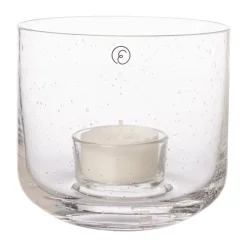 Photophores<ERNST Lanterne à bougie en verre, Ø10x9 cm