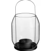 Photophores<ERNST Lanterne pour bougie 22 cm, Noir