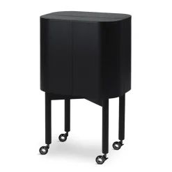 Vitrines & Présentoirs<Northern Meuble-bar Loud sur roues, Noir