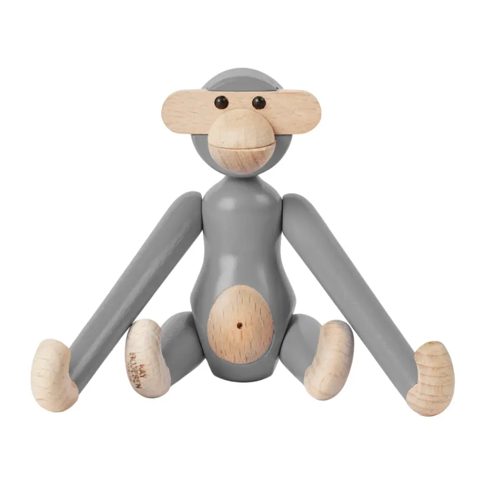 Figurines En Bois<Kay Bojesen Denmark Mini singe Kay Bojesen, Gris