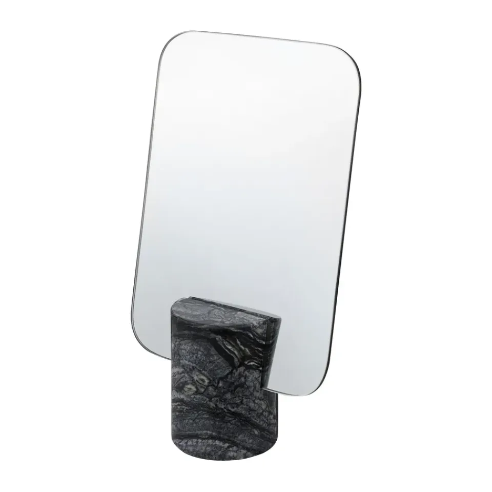 Miroirs De Table<Mette Ditmer Miroir de table Marble, Black-grey, 30 cm