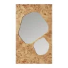 Miroirs Muraux<Ferm Living Miroir Folia, Natural burl, 82 cm