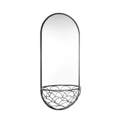 Miroirs Muraux<SMD Design Miroir Haga, gris, 40x90 cm