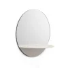 Miroirs Ronds|Miroirs Muraux<Normann Copenhagen Miroir Horizon rond, blanc
