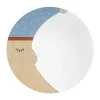 Miroirs Ronds|Miroirs Muraux<Bloomingville Miroir Moony Ø40 cm, Nature moon