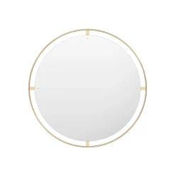 Miroirs Ronds|Miroirs Muraux<Audo Copenhagen Miroir Nimbus, polished brass, ø 110