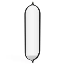 Miroirs Muraux<Swedese Miroir oblongu Comma 135 cm, Frêne taché de noir