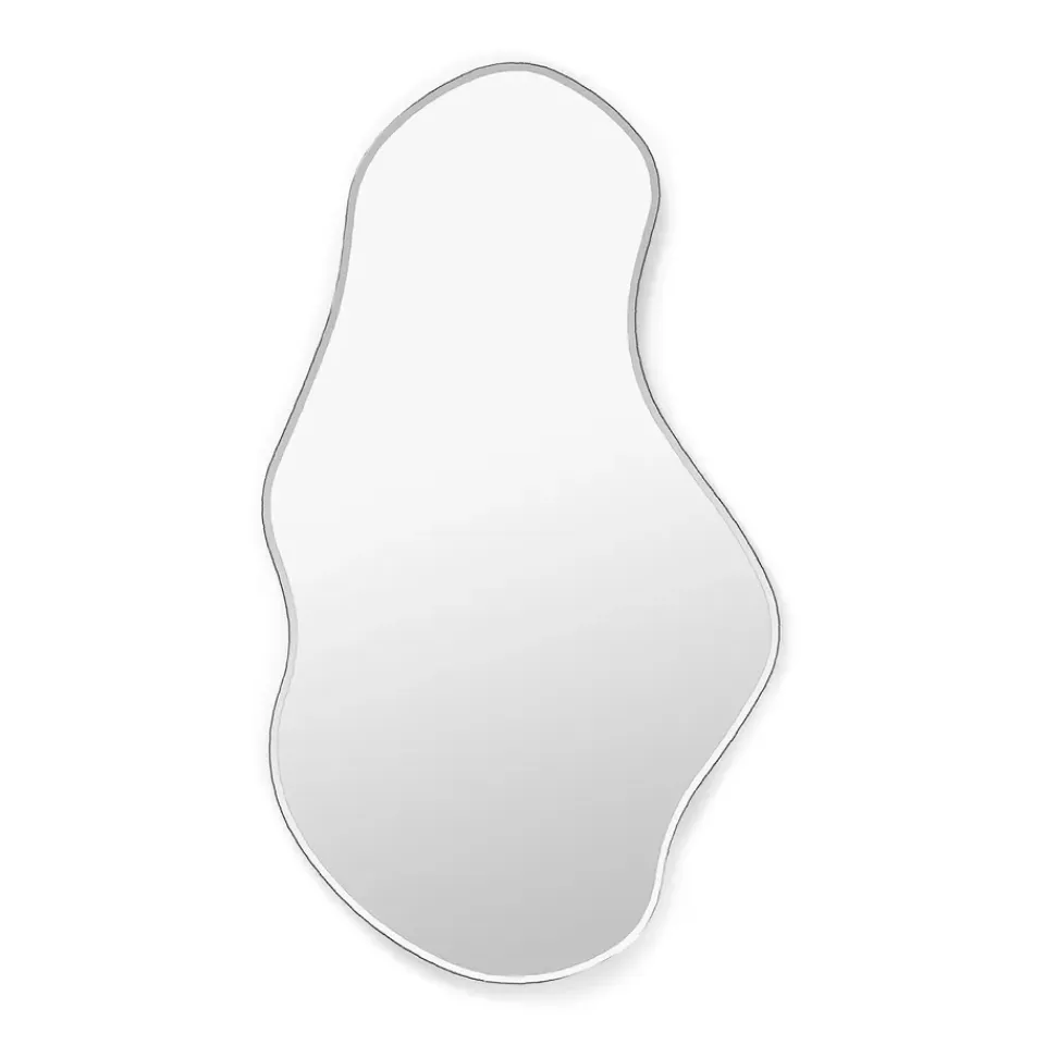 Miroirs Muraux<Ferm Living Miroir Pond large, Dark chrome