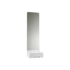 Miroirs Muraux<SMD Design Miroir Prisma, blanc, 117x35 cm
