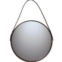 Miroirs Ronds|Miroirs Muraux<Ørskov Miroir marron, Ø 50 cm