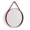 Miroirs Ronds|Miroirs Muraux<HAY Miroir Strap Mirror, Red