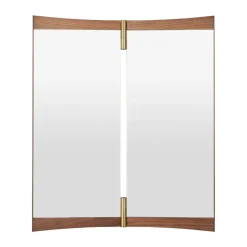 Miroirs Muraux<GUBI Miroir Vanity 2, Noyer-laiton