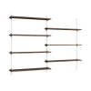 Étagères & Systèmes De Rayonnage<MOEBE wall shelving ws.115.2, Chêne fumé-blanc