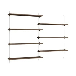 Étagères & Systèmes De Rayonnage<MOEBE wall shelving ws.115.2, Chêne fumé-blanc