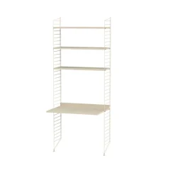 Rangements Pour Les Chambres D'Enfants<String Montant d'étagère , beige, 200x30 cm, lot de 2