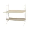 Rangements Pour Les Chambres D'Enfants<String Montant d'étagère , beige, 85x30 cm, lot de 2