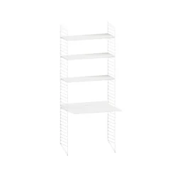 Étagères & Systèmes De Rayonnage<String Montant d'étagère , blanc, 200x30 cm, lot de 2