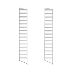 Étagères & Systèmes De Rayonnage<String Montant d'étagère , noir, 200x30 cm, lot de 2