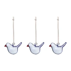 Décorations De Pâques<Iittala Oiseau en verre , Bleu clair, mini, lot de 3