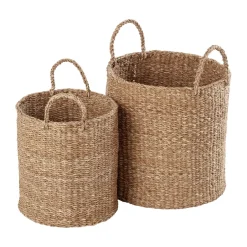 Paniers De Rangement<Dixie Panier de rangement à poignées Esther cylinder Lot de 2, Natural