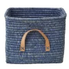 Rangements Pour Les Chambres D'Enfants|Paniers De Rangement<RICE Panier de rangement raffia, Bleu