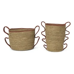 Paniers De Rangement<Ferm Living Panier de rangement Verso 2 pièces, Brick