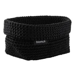 Paniers De Rangement<Blomus Panier en textile Tela M 10x15 cm, Noir
