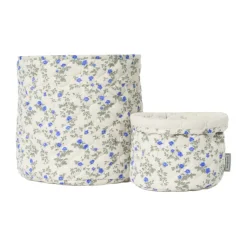 Paniers De Rangement|Rangements Pour Les Chambres D'Enfants<Garbo&Friends Panier matelassé Dainty Satin, 2 pièces, Ø20x20 cm + Ø30x30 cm