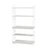 Rangements Pour Les Chambres D'Enfants<String Panneau mural , Blanc, 50x30 cm, lot de 2