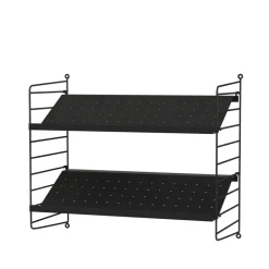 Étagères & Systèmes De Rayonnage<String Panneau mural , Noir, 50x30 cm, lot de 2