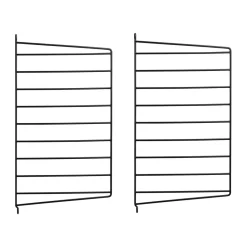 Étagères & Systèmes De Rayonnage<String Panneau mural , Noir, 50x30 cm, lot de 2