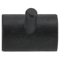 Crochets & Portemanteaux Muraux<1898 Patère 1 bouton Allsarp, Bouleau peint noir