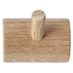 Crochets & Portemanteaux Muraux<1898 Patère 1 bouton Allsarp, Chêne